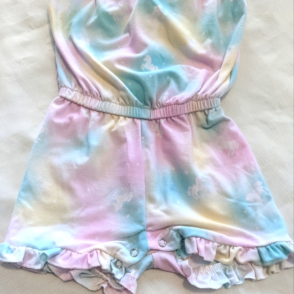 Forever Me Baby Girl Tie-dye Romper - Picture 3 of 5